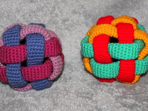 Greifling kunterbunter Ball Häkelanleitung
