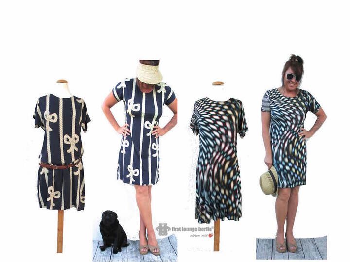 Anna *** E-Book Shirt & Kleid Gr. XS-XXXL in 5 Längen Nähanleitung mit Schnittmuster Design von firstloungeberlin