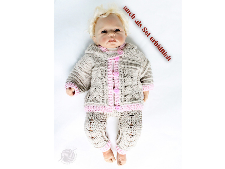 Baby- & Kinderhose "Zöpfchen", Gr.56-116