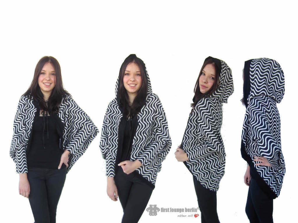 Nana *** E-Book Cape Poncho Umhang in 3 Größen XS/S bis XL/XXL Nähanleitung mit Schnittmuster Nähen leicht und schnell! von firstloungeberlin