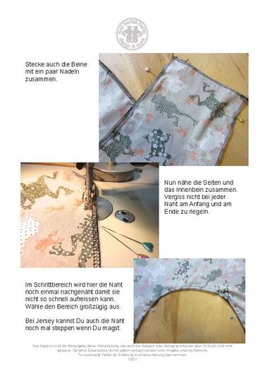 Berta *** ebook pattern Hüft-Hose in 13 Größen 32-56, XS-XXL Nähanleitung & Schnitt für Nähanfänger - Design with Love von firstloungeberlin