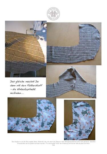 Bo *** eBook PDF-Datei Wende-Kapuzenschal mit Wende-Taschen für Kinder,Frauen und Männer in 5 Größen XS-XL Nähanleitung mit Schnittmuster