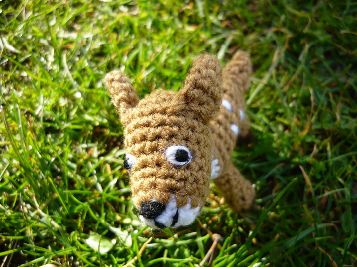 Häkelanleitung Reh Schlüsselanhänger / Geschenkanhänger