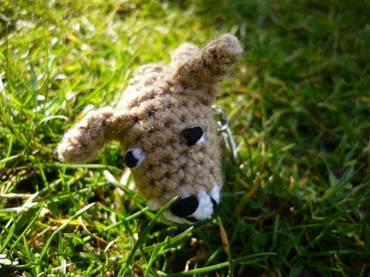 Häkelanleitung Reh Schlüsselanhänger / Geschenkanhänger