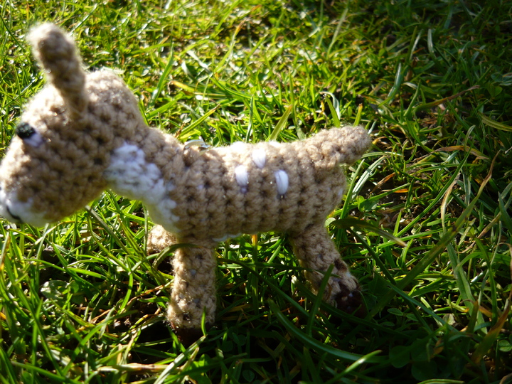 Häkelanleitung Reh Schlüsselanhänger / Geschenkanhänger