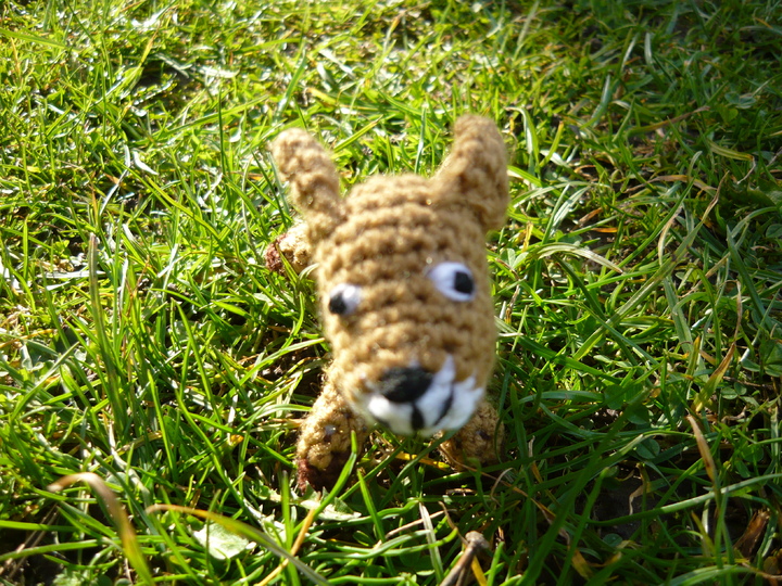 Häkelanleitung Reh Schlüsselanhänger / Geschenkanhänger