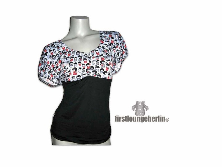 Roxy&Claire  Shirt und Jerseyleid - Kleid in 10 Größen von 32 bis 50 Nähanleitung mit Schnittmuster Design von firstloungeberlin