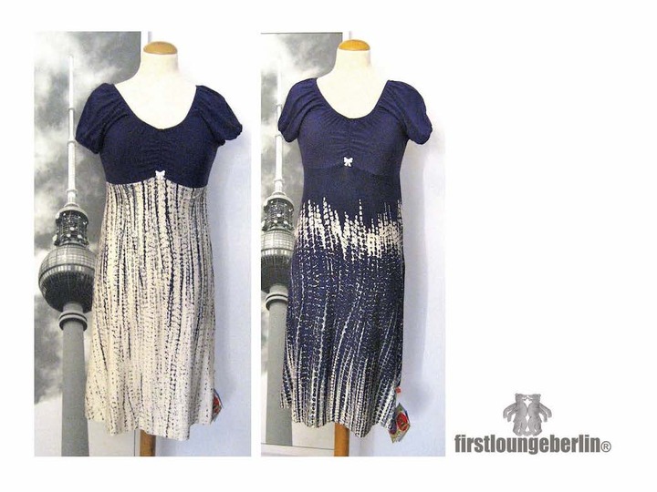 Roxy&Claire  Shirt und Jerseyleid - Kleid in 10 Größen von 32 bis 50 Nähanleitung mit Schnittmuster Design von firstloungeberlin