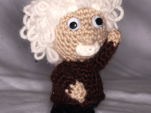 Häkelanleitung Albert Einstein