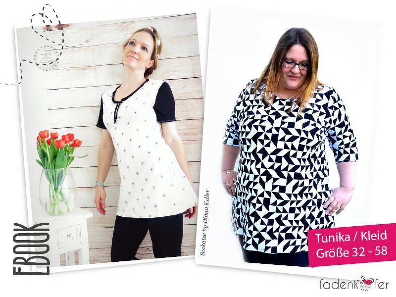 E-Book Milly 32- 58 Basicschnitt Tunika oder Kleid