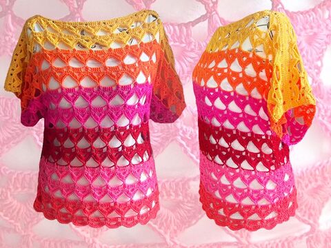 Häkelanleitung Shirt für alle Größen