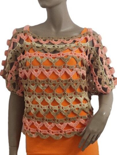 Häkelanleitung Shirt für alle Größen