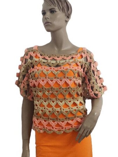 Häkelanleitung Shirt für alle Größen