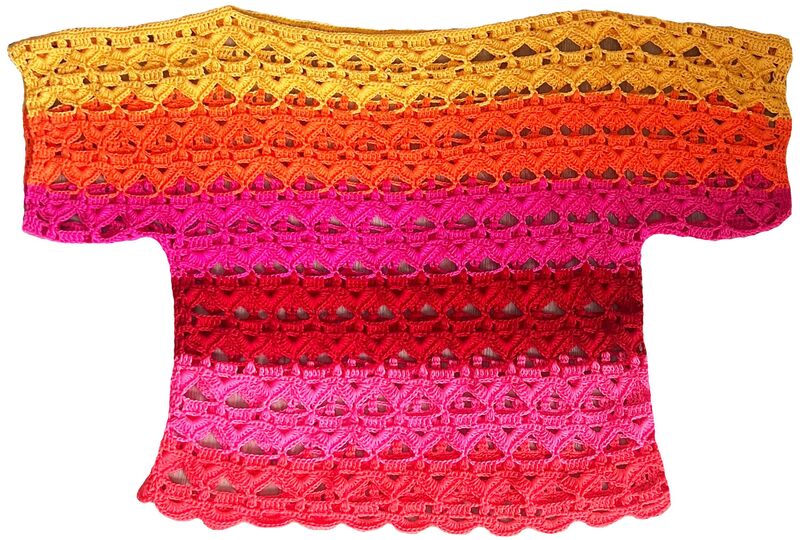 Häkelanleitung Shirt für alle Größen