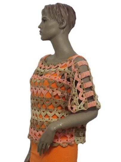 Häkelanleitung Shirt für alle Größen