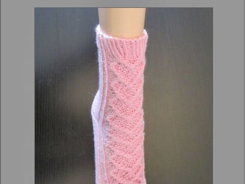 Sockenmuster "Herz an Herz" - Gr. 32-43