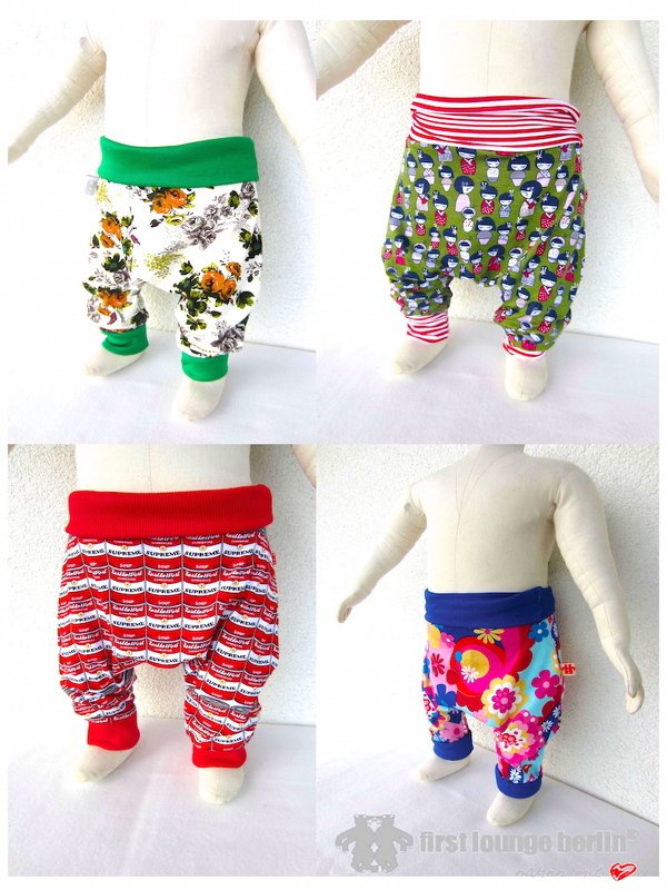 US-Wicky *** E-Book Pdf file Jersey Pants bloomers for Babys and childs age 0-13+ pattern sewing instruction design by firstloungeberlin - Image 2