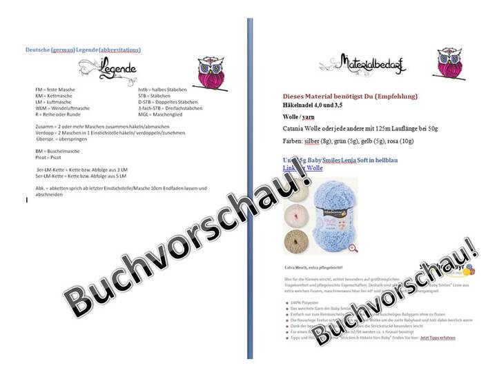 Eule Lovely zum Häkeln für Anfänger