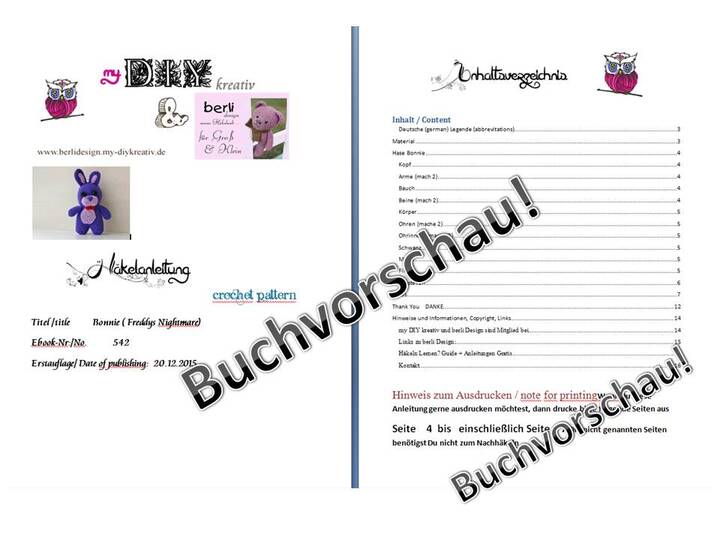 Hase Bonnie Häkelanleitung für Anfänger