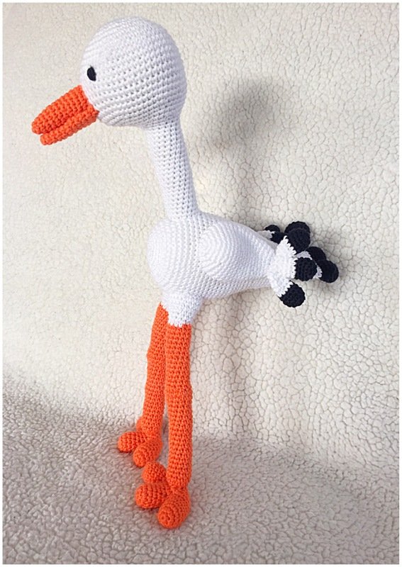 Stork crochet pattern - Image 2
