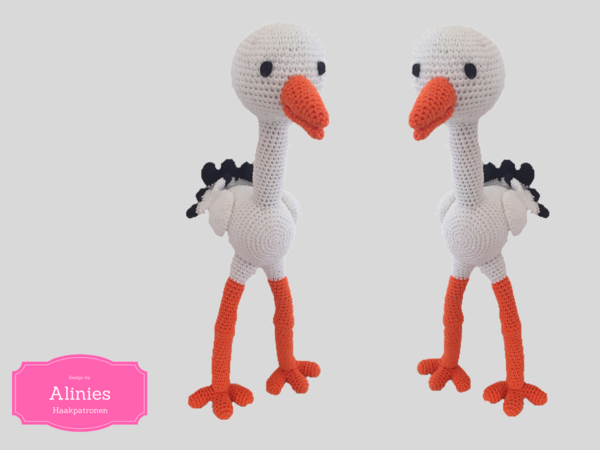 Stork crochet pattern
