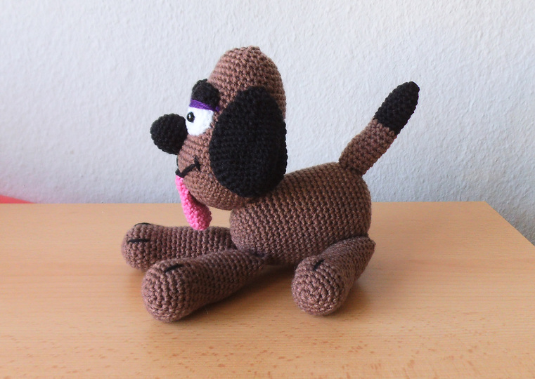 Hund Pitt, der treue Kumpel