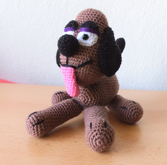 Hund Pitt, der treue Kumpel