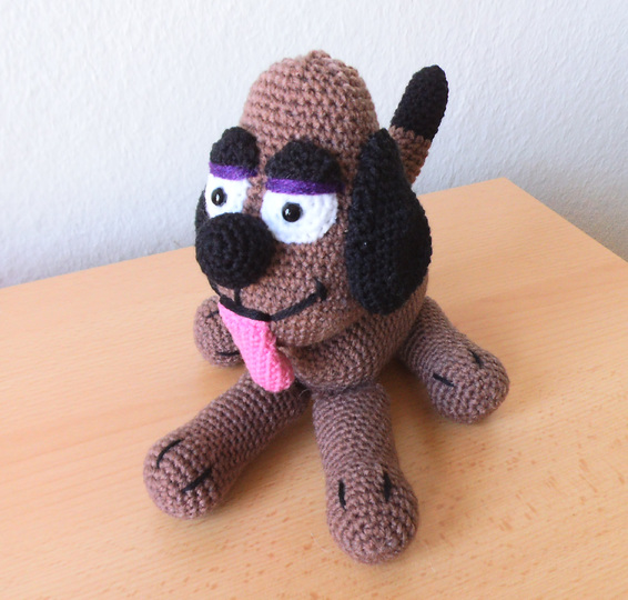 Hund Pitt, der treue Kumpel