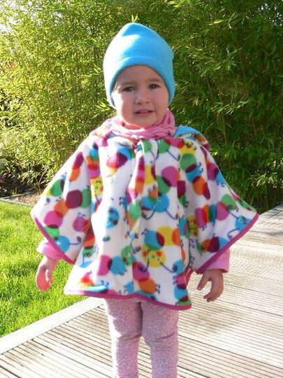 SUSANNE cape / rain cape pattern, sizes 62-104 (6 mo- 4/5 yrs.)