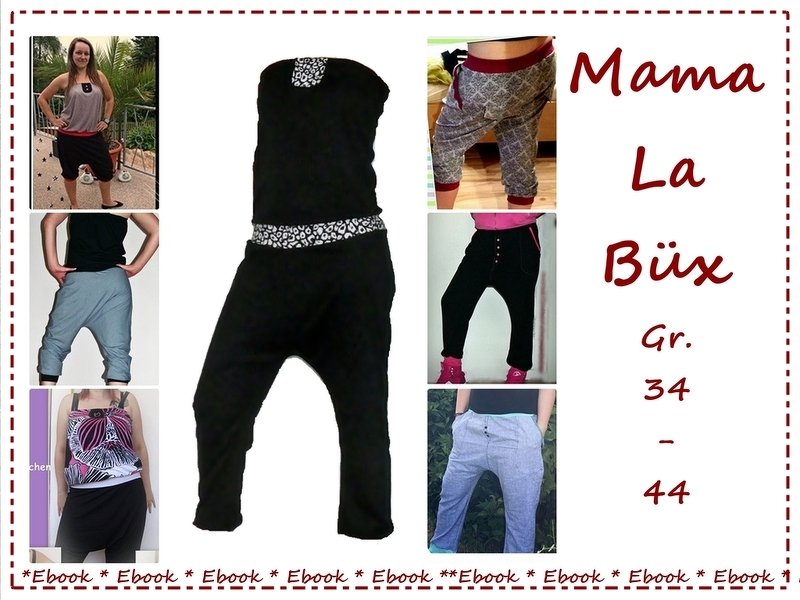 Mama La Büx ,  Haremshose Gr. 34-44