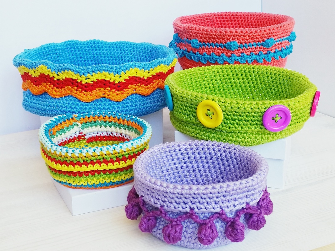 Colorful Basket Collection - Crochet Pattern - Image 8