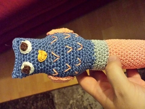 Häkelanleitung Eulenrassel