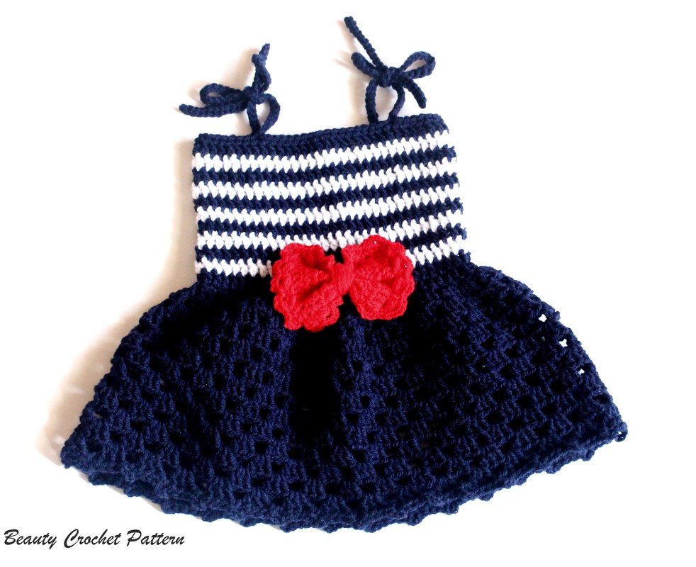 Sailor Dress Pattern Baby - Toddler
