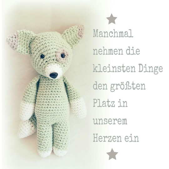 Häkelanleitung - Schmusefuchs Fuzzi