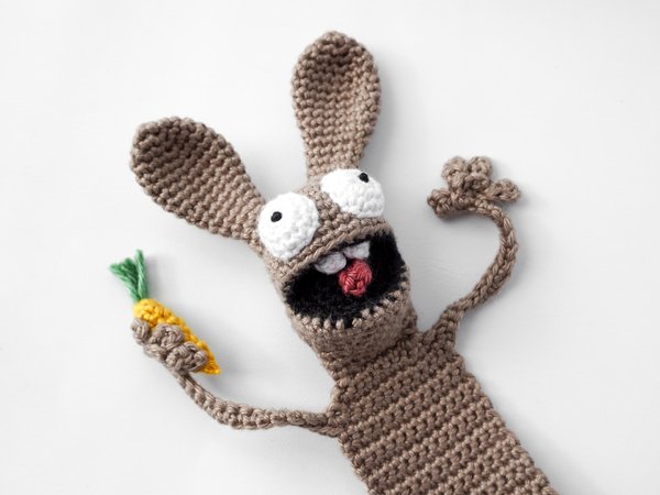 Amigurumi Crochet Bunny Bookmark