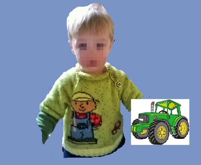 Bob der Baumeister - Kurzarmpulli Größe 80 – 86 cm 