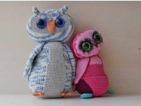 Eulenteam Karla & Justus zum Häkeln