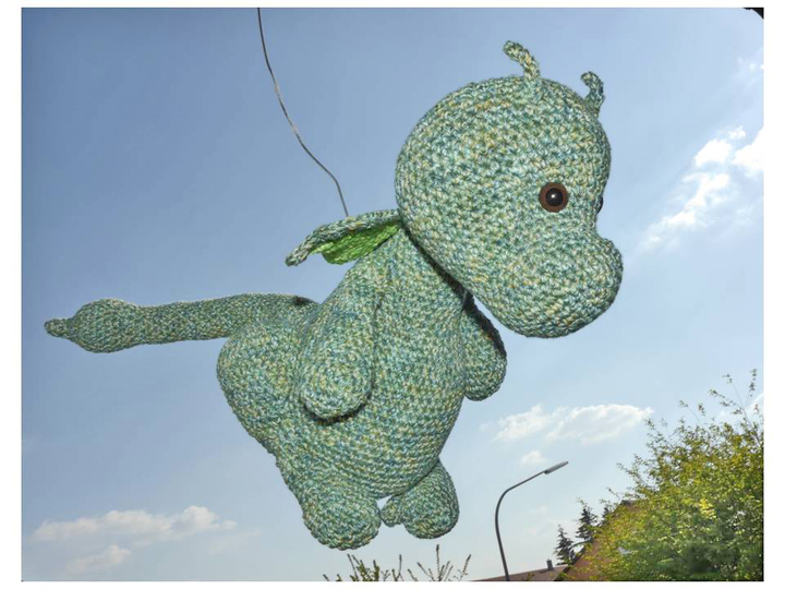 Drache Lovely zum Häkeln für Anfänger