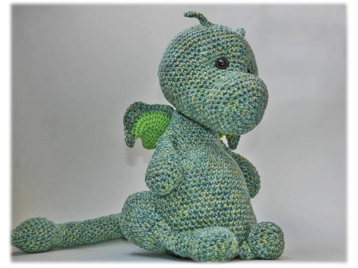 Drache Lovely zum Häkeln für Anfänger