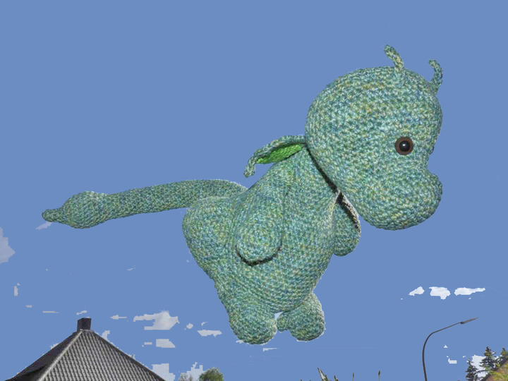 Drache Lovely zum Häkeln für Anfänger