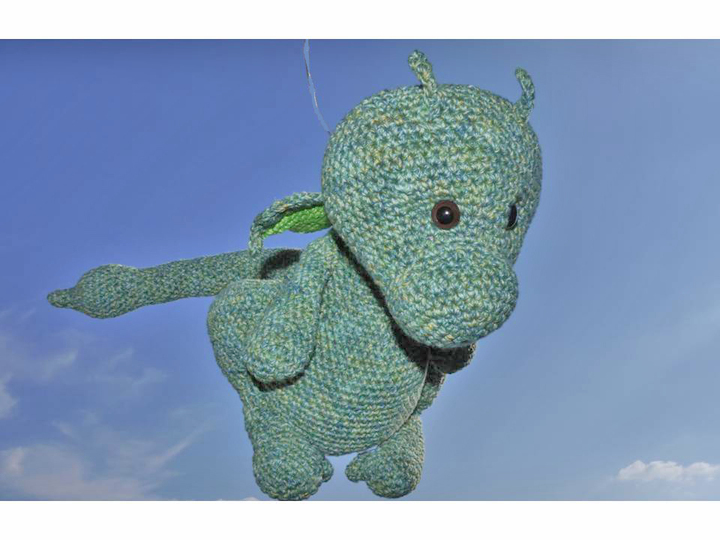 Drache Lovely zum Häkeln für Anfänger