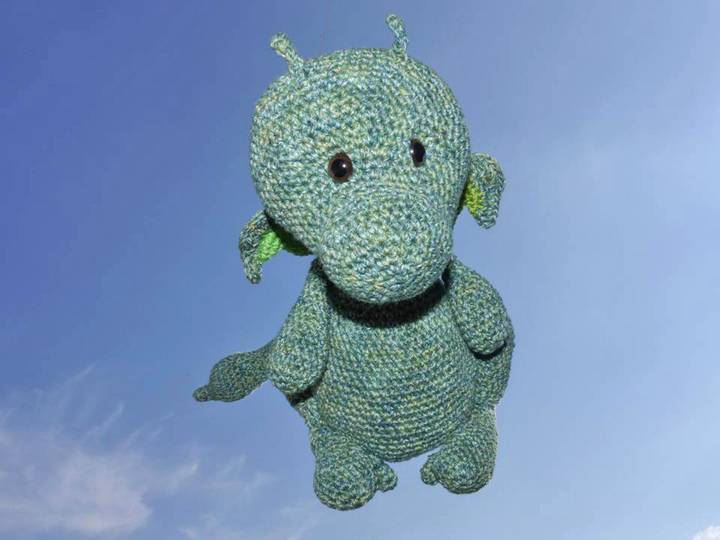 Drache Lovely zum Häkeln für Anfänger