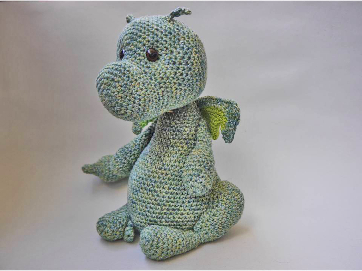 Drache Lovely zum Häkeln für Anfänger