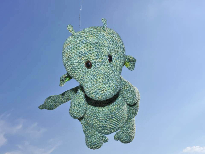 Drache Lovely zum Häkeln für Anfänger