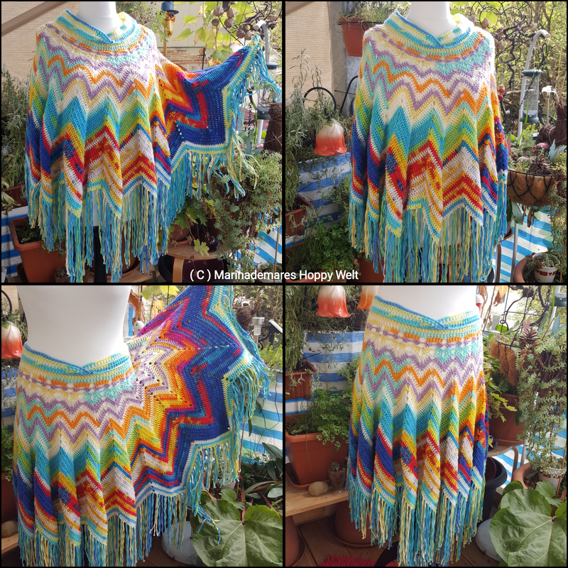 Poncho, Rock, Schulterwärmer - Stern