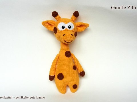 Häkelanleitung Giraffe Zilli