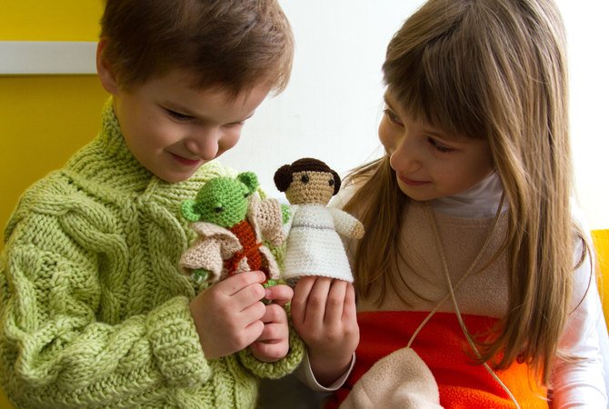 Amigurumi Dolls Star Wars Set Crochet Pattern DIY Crochet Doll Pattern