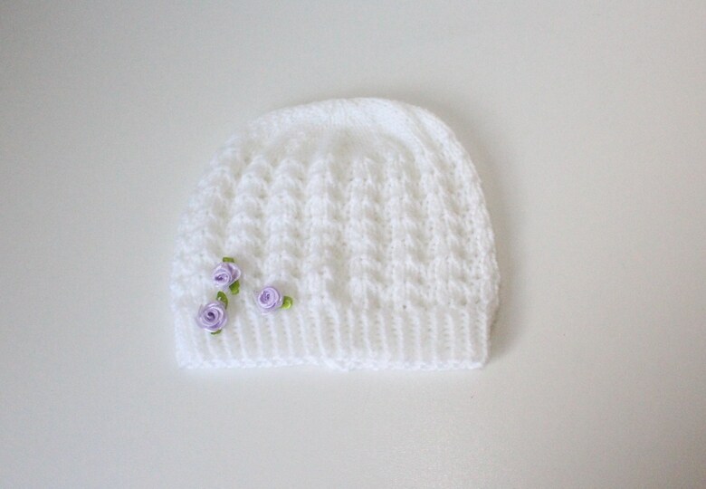 Strickanleitung Baby-Set, Mütze und Socken Ajourmuster ca. 5 - 12 Monate