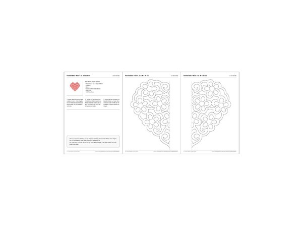 Fensterdeko "Herz" – Bastelvorlagen mit Anleitung