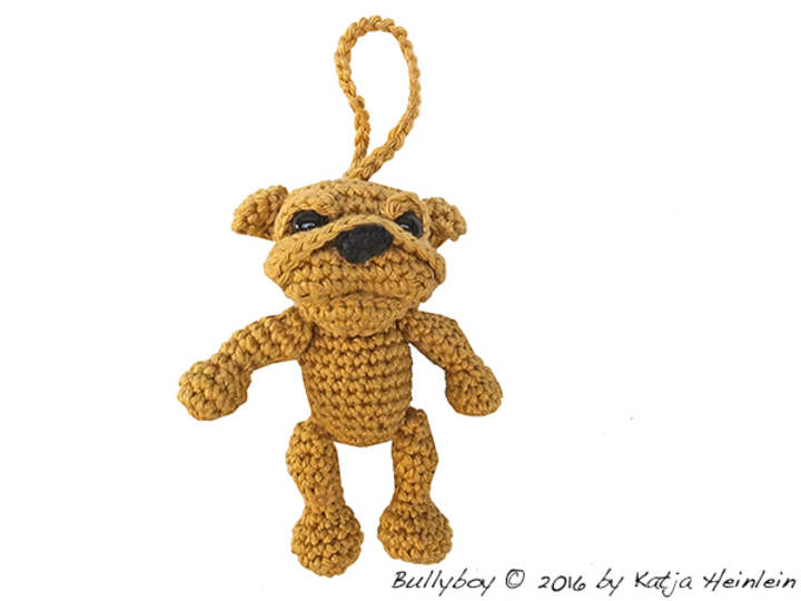 Taschenbaumler Schlüsselanhänger Bully Bulldogge 